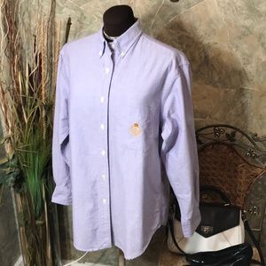 Ralph Lauren 🌹long sleeve button collared shirt top blouse tunic
